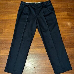 DOCKERS ESSENTIAL KHAKI CLASSIC FIT MEN'S PANTS(D3)-NAVY 38 X 32